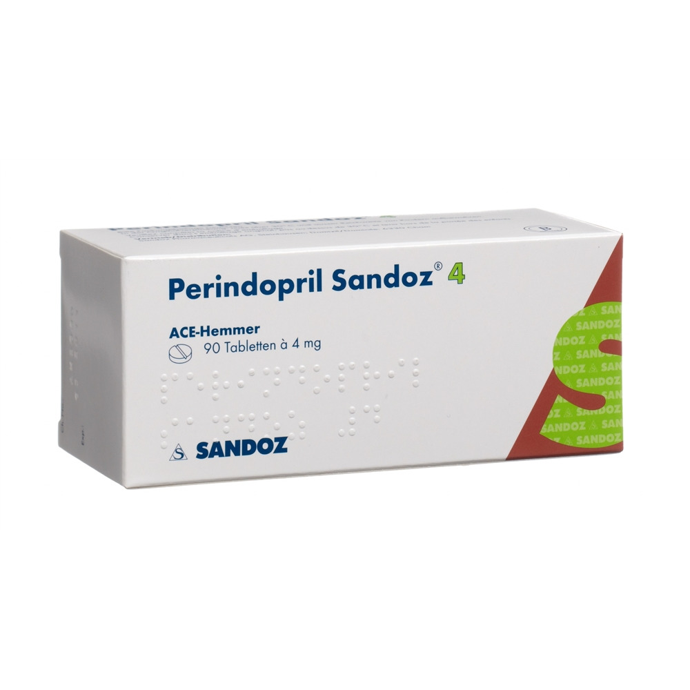 Périndopril Spirig HC, cpr 4 mg , 90 pce