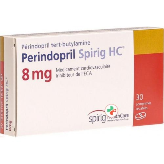 Périndopril Spirig HC, cpr 8 mg , 90 pce