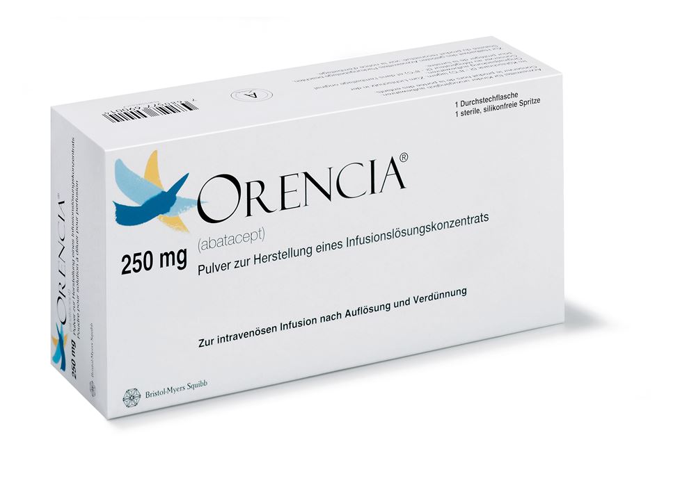 ORENCIA subst sèche 250 mg avec seringue flac