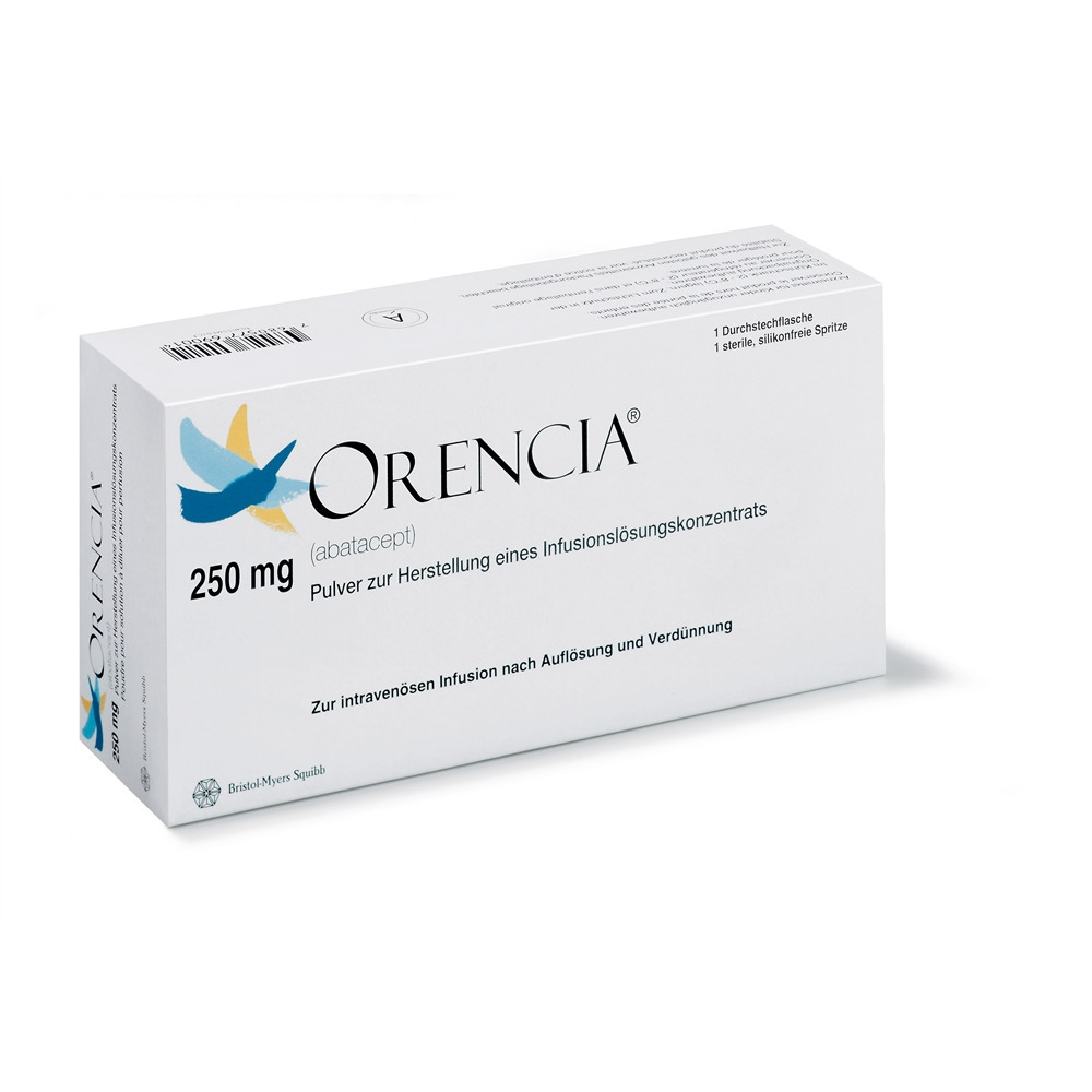 ORENCIA subst sèche 250 mg avec seringue flac