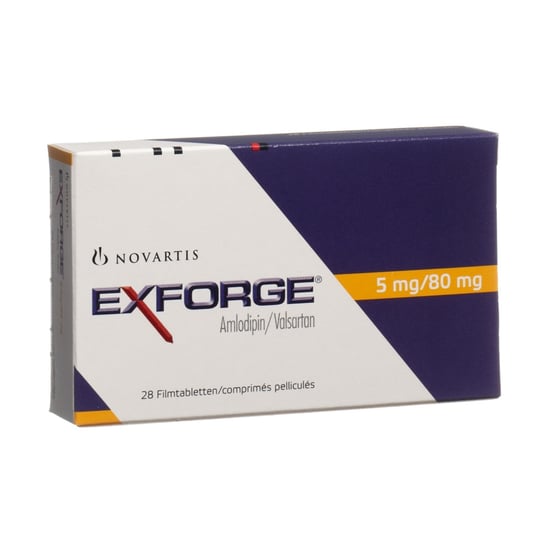 EXFORGE cpr pell 5mg/80mg 28 pce
