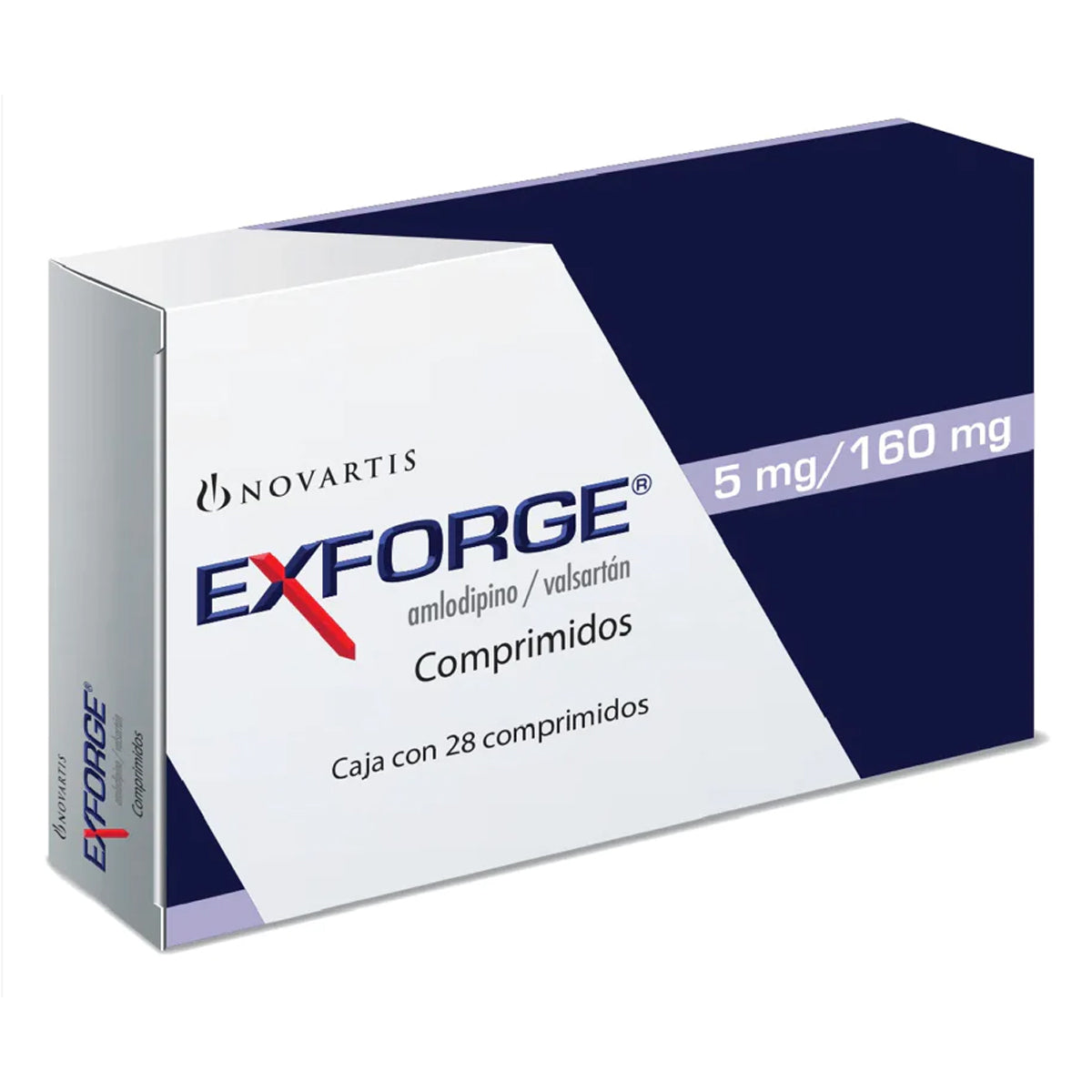 EXFORGE cpr pell 5mg/160mg 28 pce