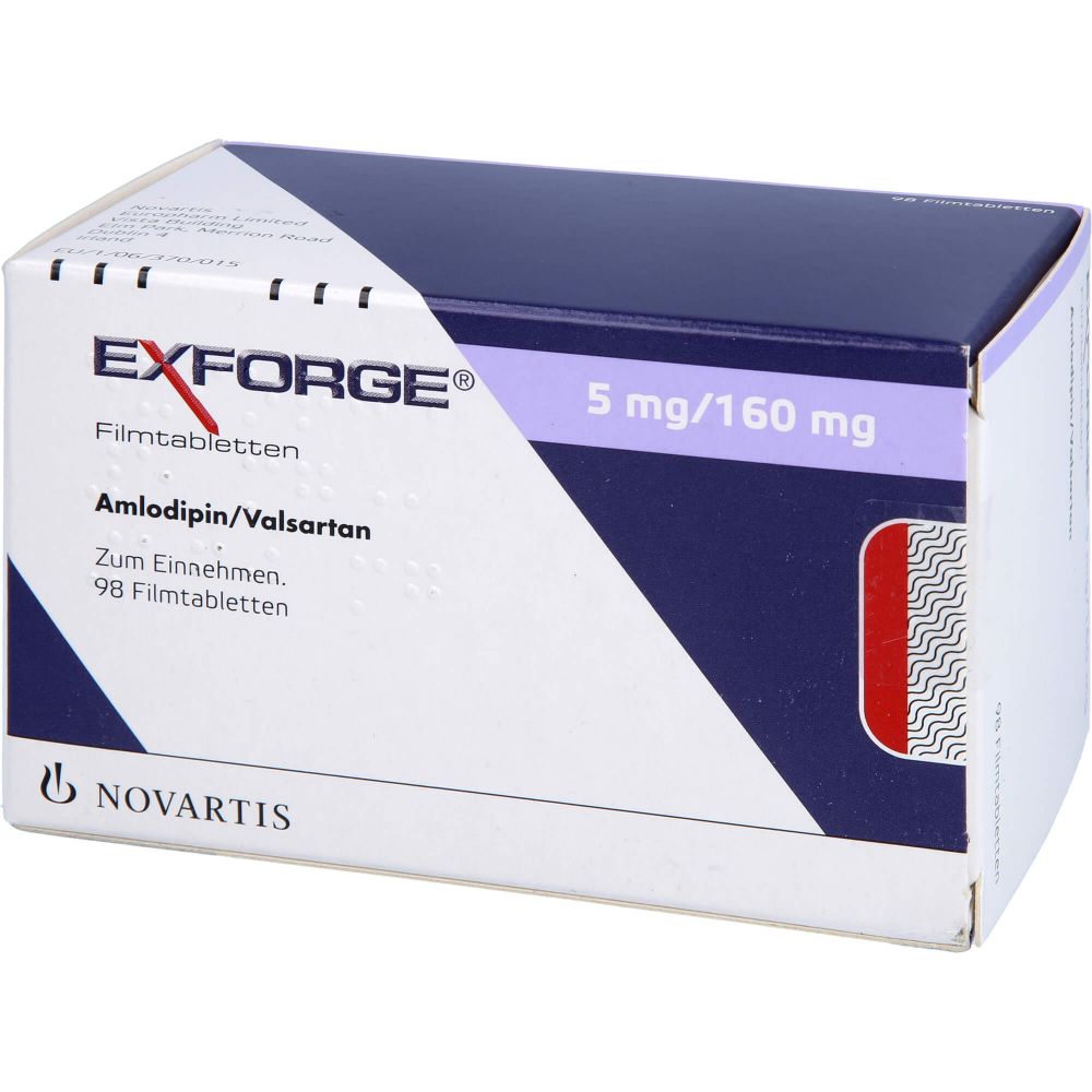 Exforge 5/160 mg, Filmtabletten
