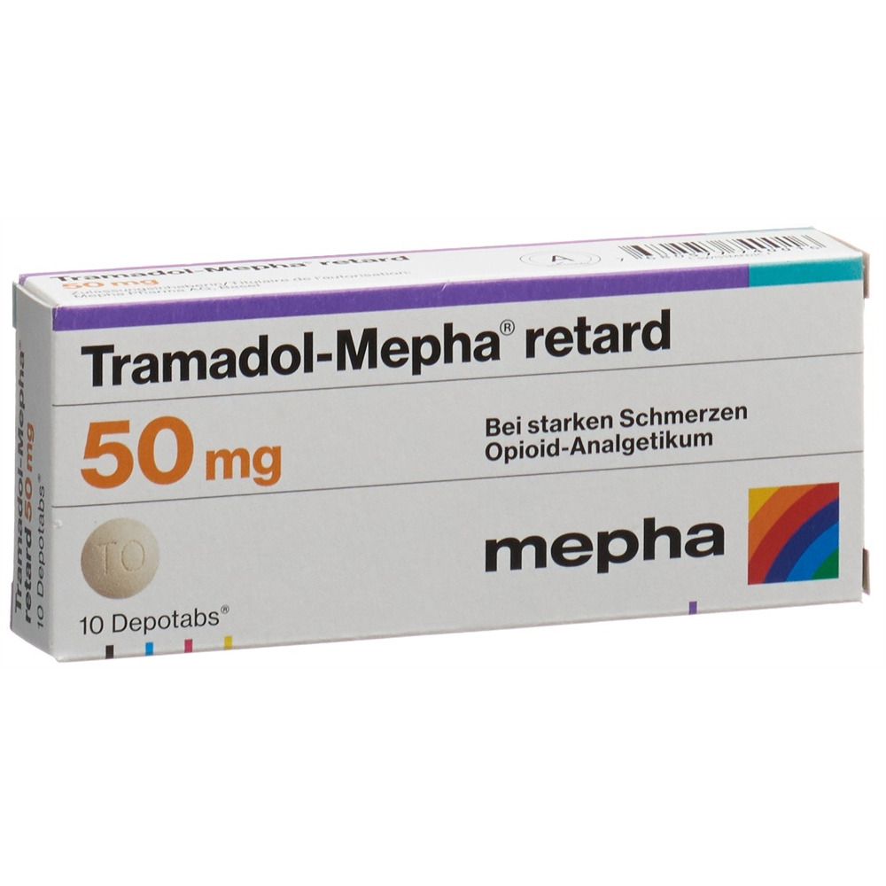 Tramadol-Mepha retard 50 mg, Retardtabletten