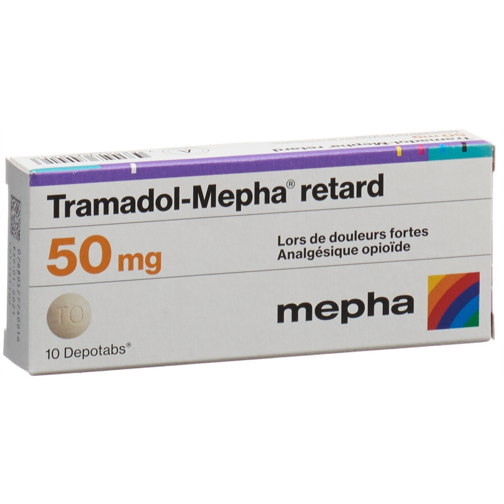 Tramadol-Mepha retard 50 mg, Retardtabletten