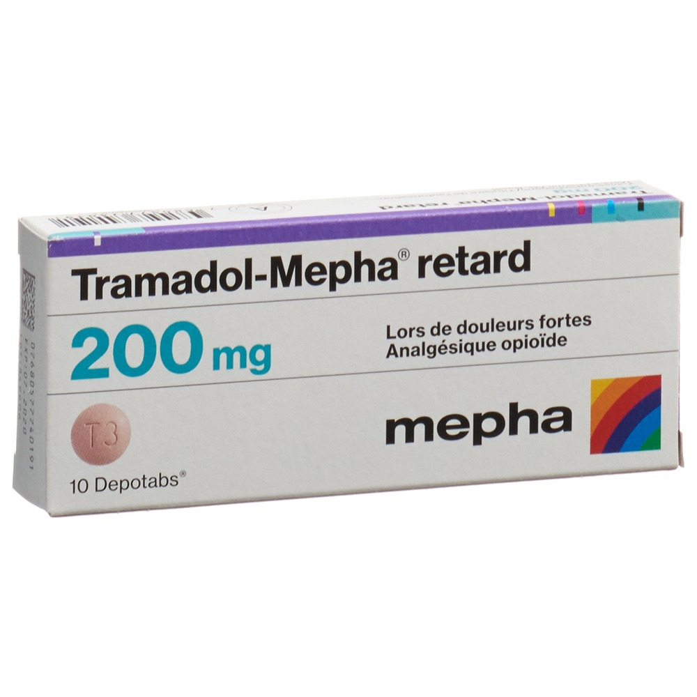 Tramadol-Mepha retard 200 mg, Retardtabletten