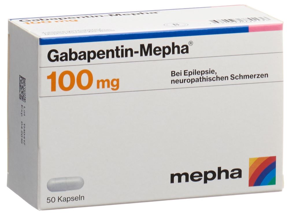 Gabapentin-Mepha 100 mg, Hartkapseln