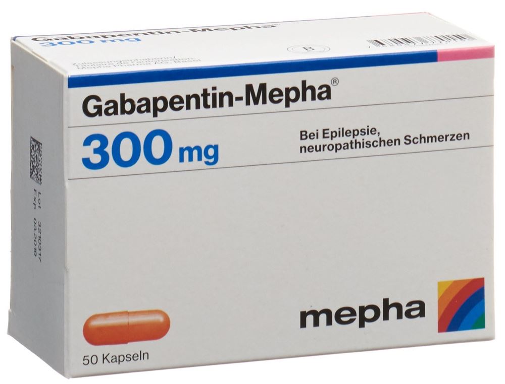 Gabapentine-Mepha caps 300 mg, , Gabapentine-Mepha caps 300 mg 50 pce