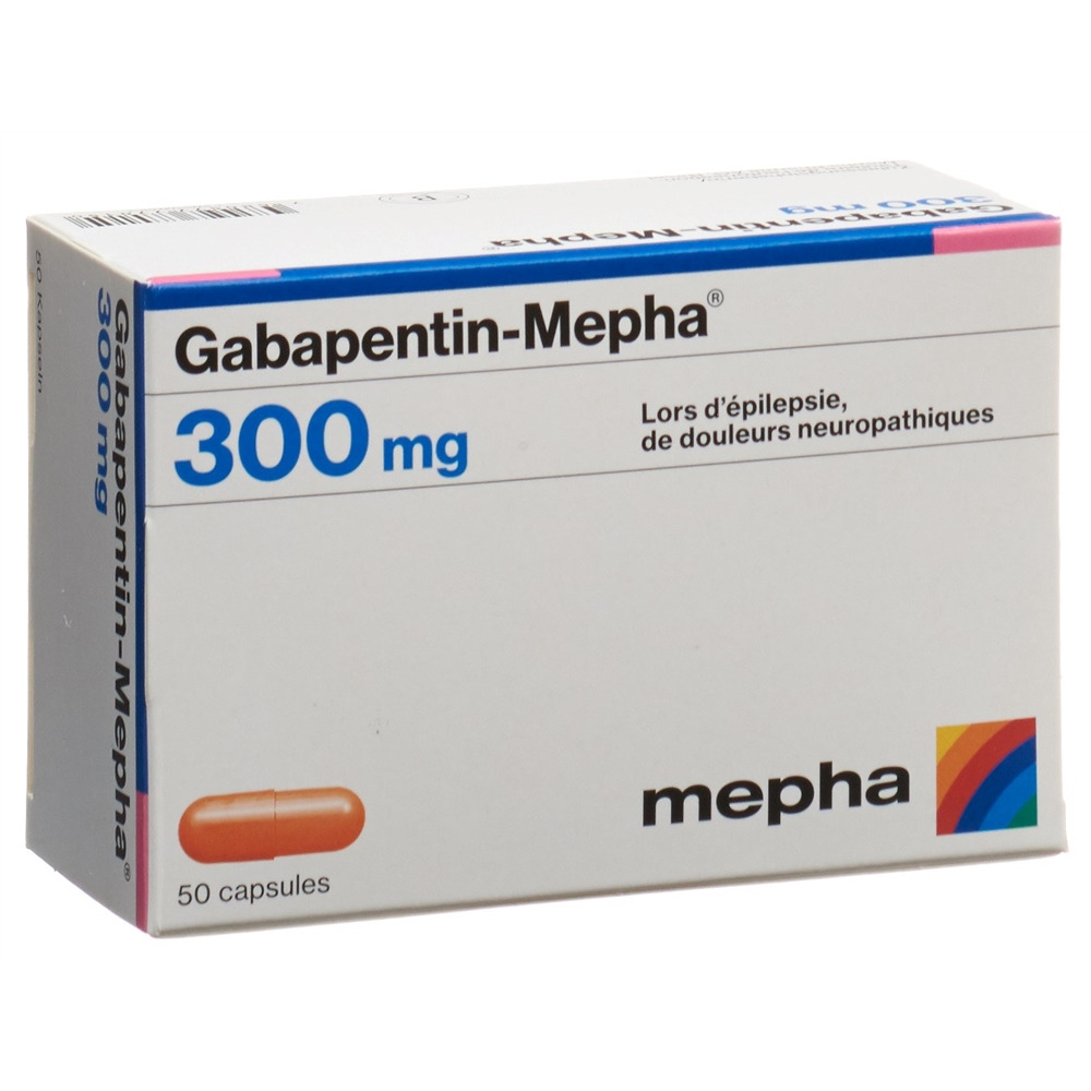 Gabapentine-Mepha caps 300 mg, , Gabapentine-Mepha caps 300 mg 50 pce