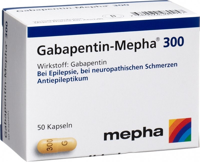 GABAPENTIN Mepha caps 300 mg 50 pce