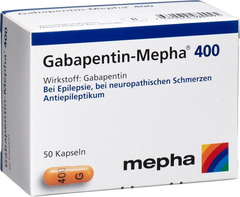 GABAPENTIN Mepha caps 400 mg 50 pce