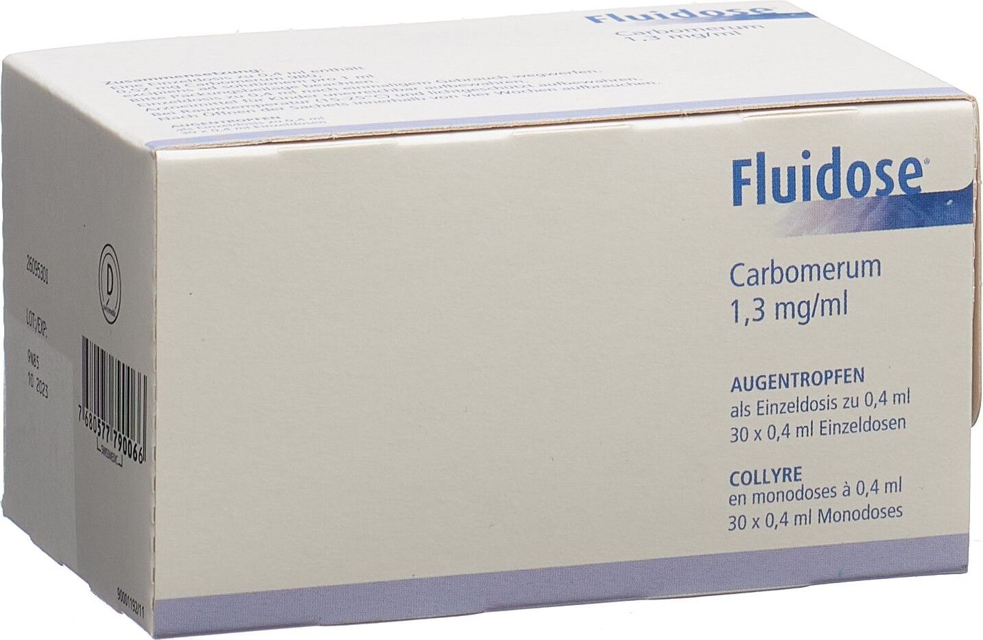 Fluidose, Augentropfen, Lösung