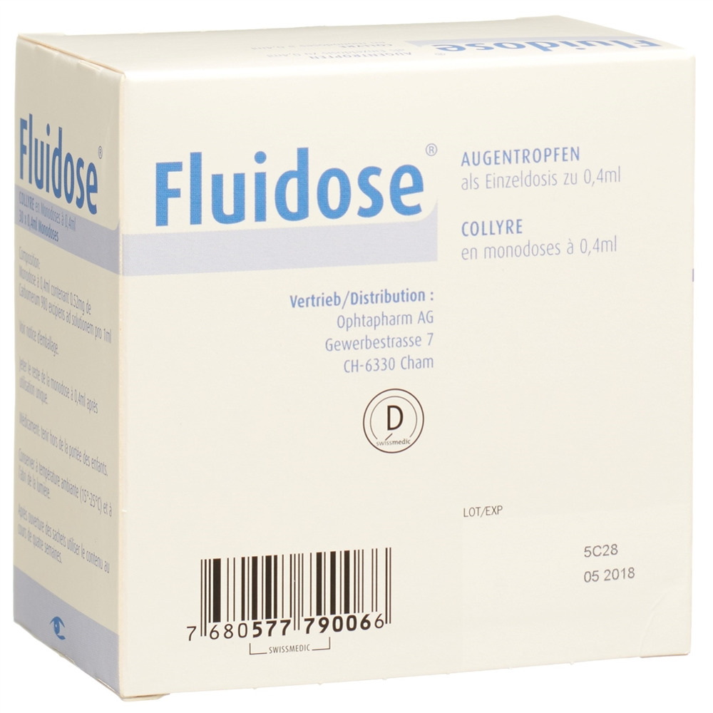 Fluidose, Augentropfen, Lösung
