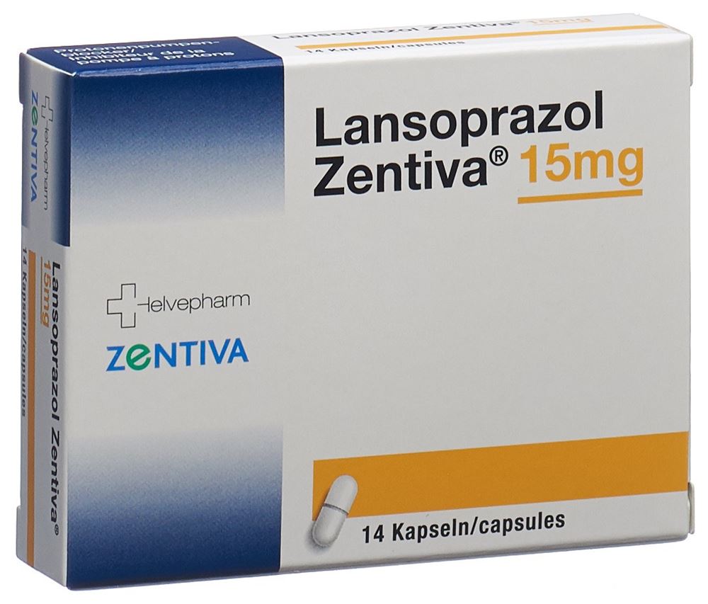 LANSOPRAZOL Zentiva caps 15 mg 14 pce