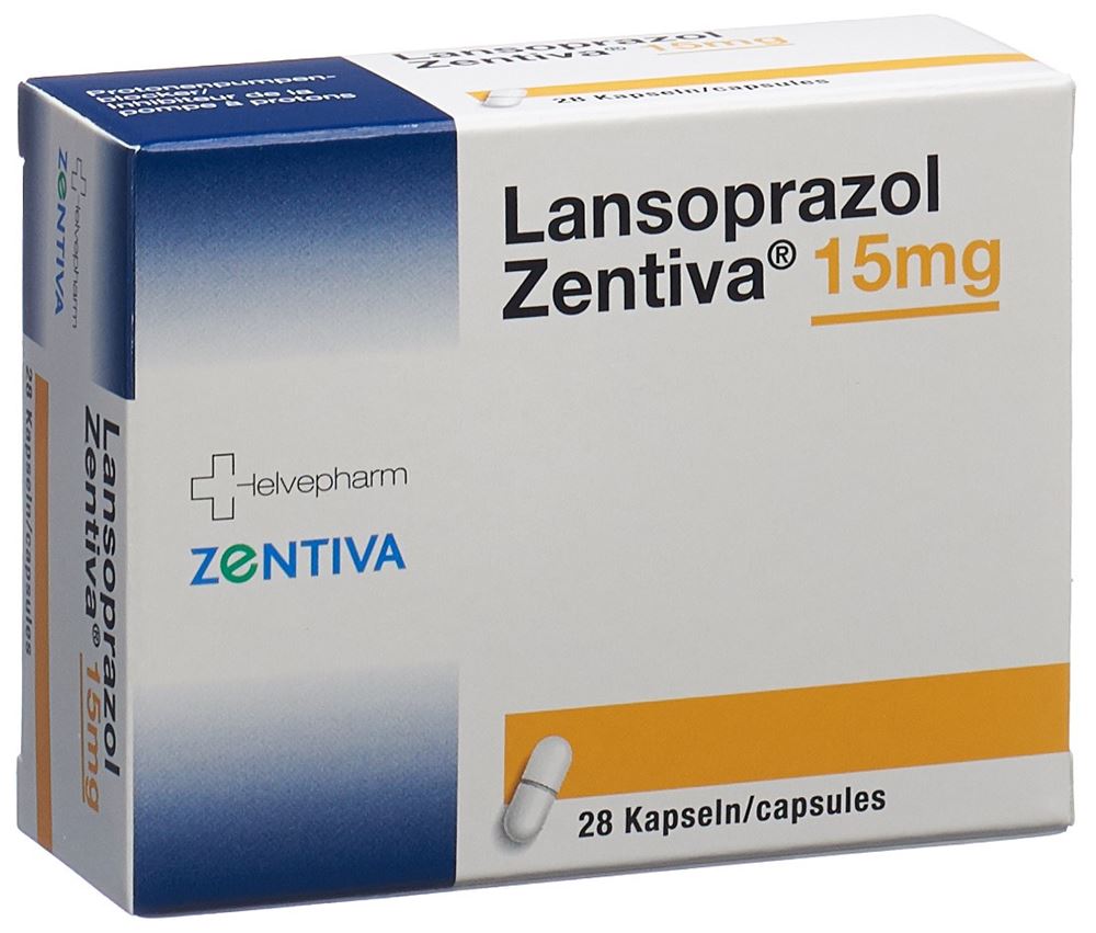 Lansoprazol Zentiva 15 mg, magensaftresistente Hartkapseln