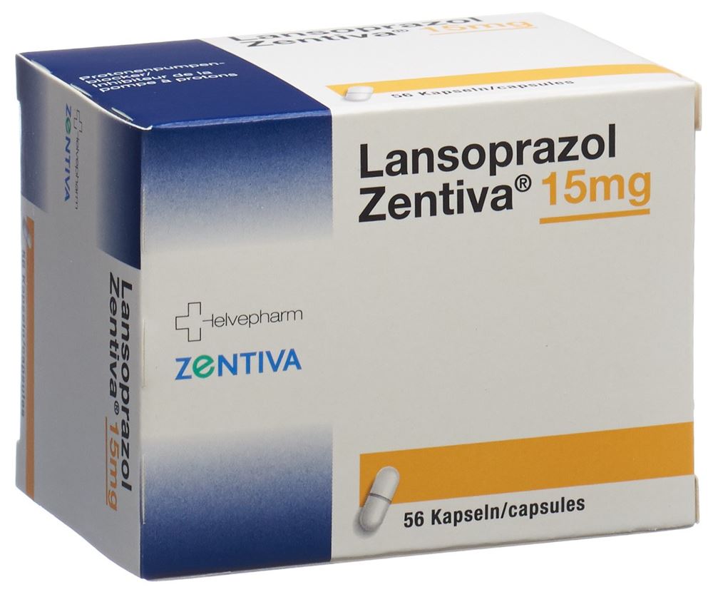 Lansoprazol Zentiva 15 mg, magensaftresistente Hartkapseln