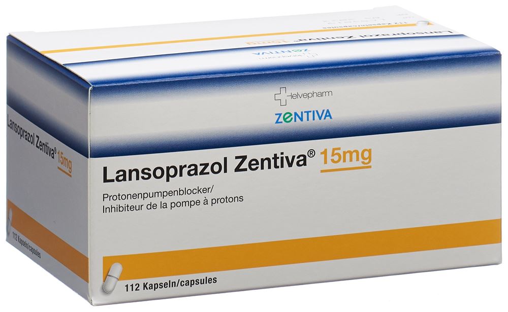 Lansoprazol Zentiva 15 mg, magensaftresistente Hartkapseln