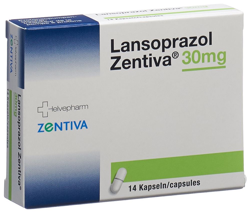 Lansoprazol Zentiva 30 mg, magensaftresistente Hartkapseln