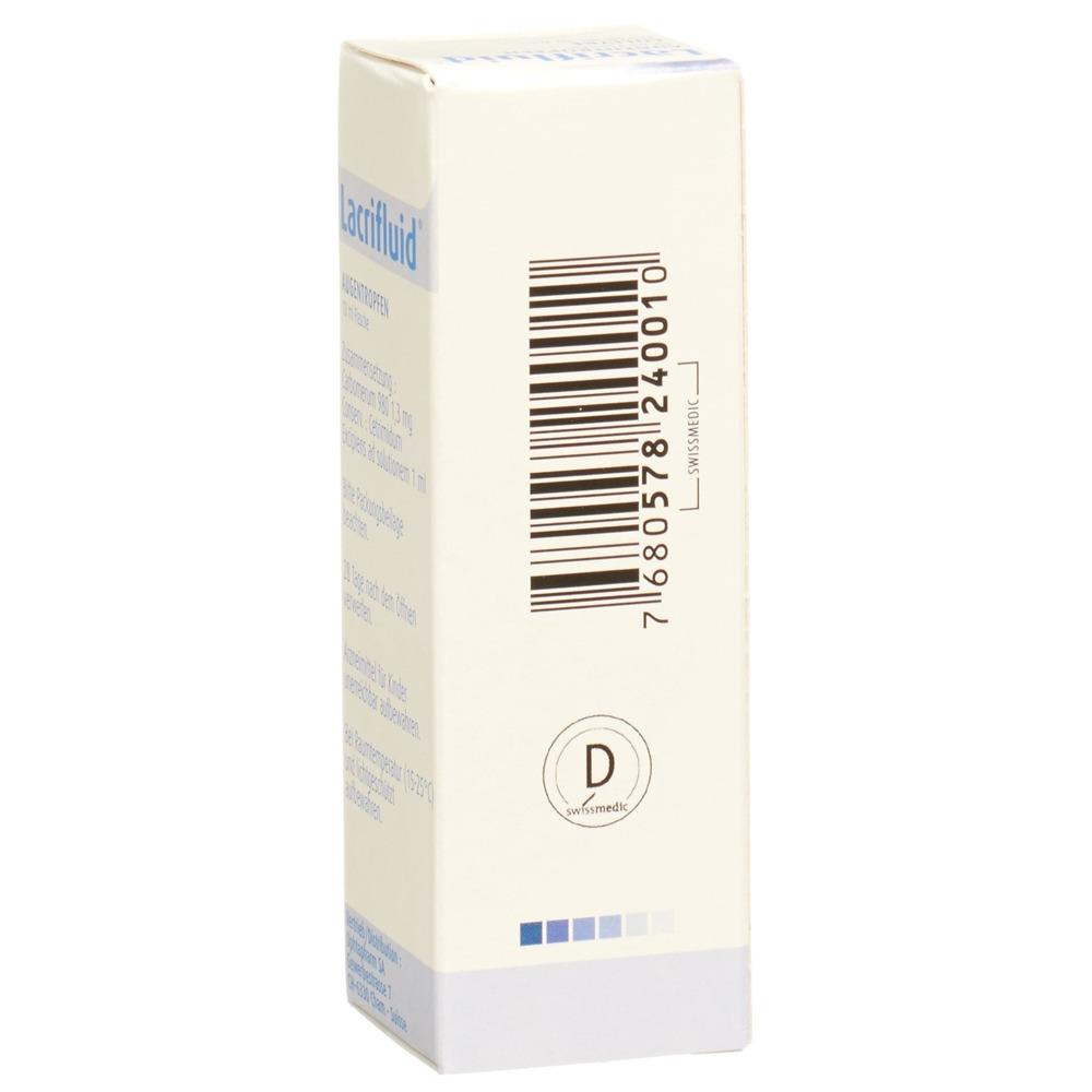 Lacrifluid, Augentropfen