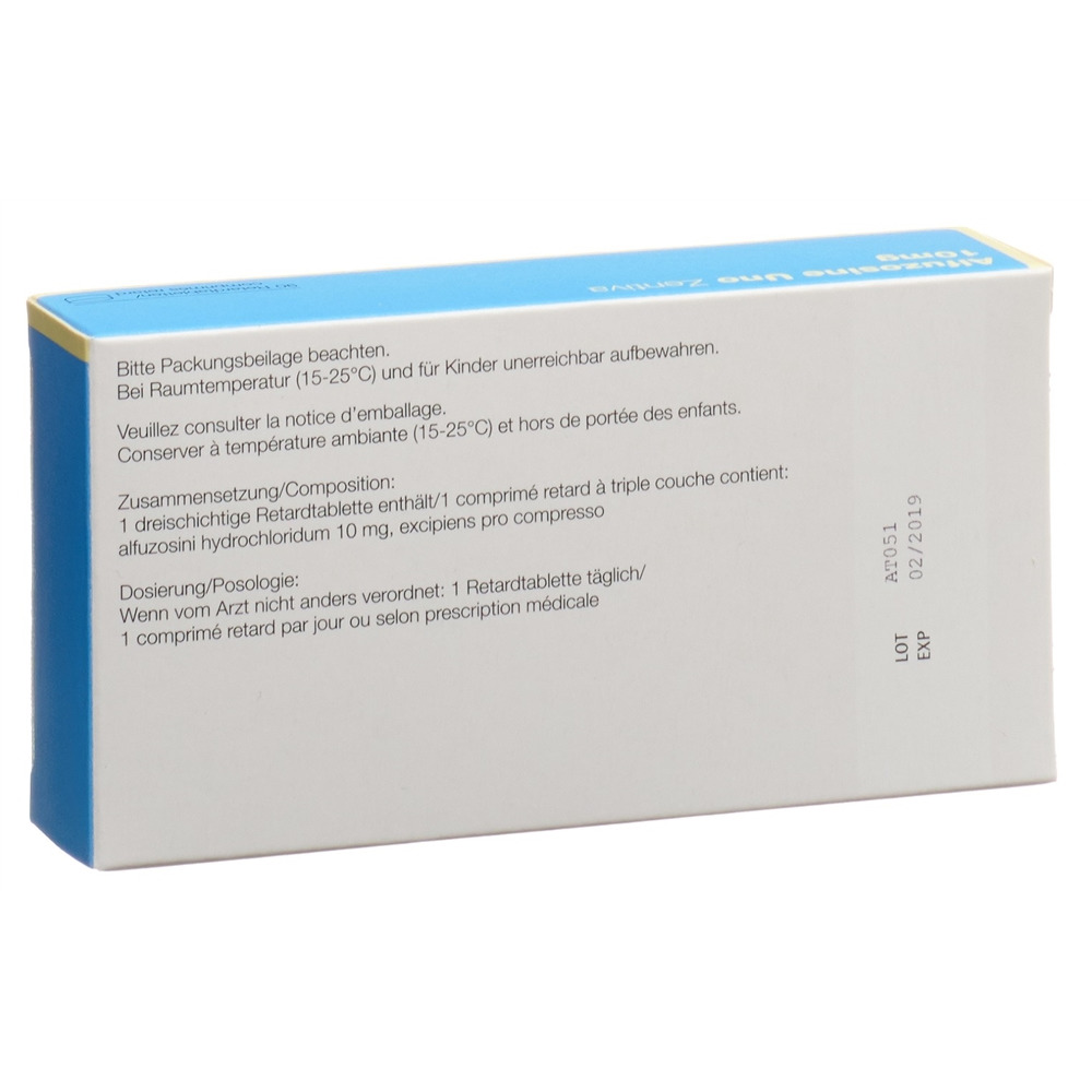 ALFUZOSINE Uno Zentiva cpr ret 10 mg 90 pce
