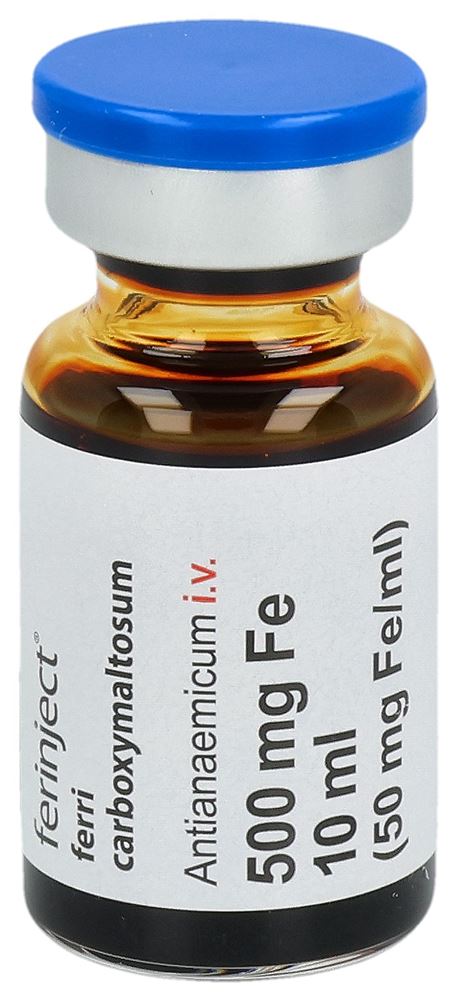 FERINJECT disp inj/pf 500 mg 10 ml 5 flacon