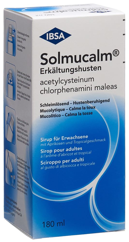 Solmucalm tosse grassa, sciroppo per adulti