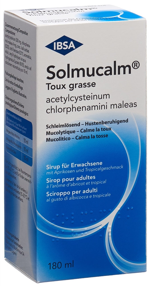 Solmucalm tosse grassa, sciroppo per adulti