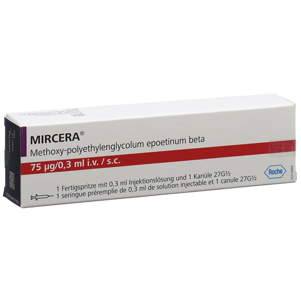 MIRCERA sol inj 75 mcg/0.3 ml ser pré