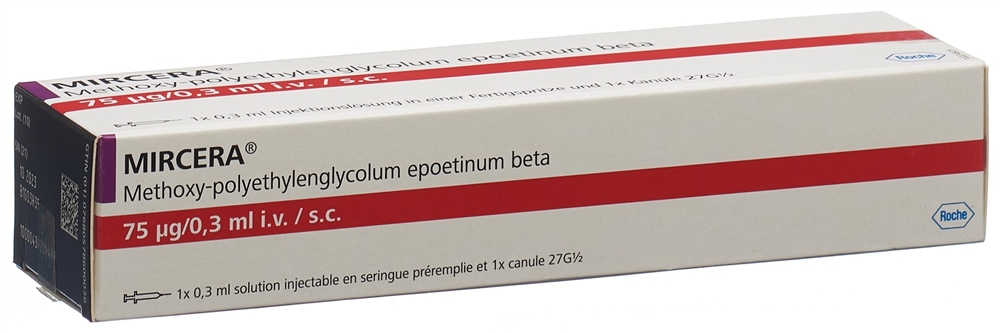 MIRCERA sol inj 75 mcg/0.3 ml ser pré