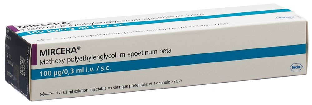 MIRCERA sol inj 100 mcg/0.3 ml ser pré