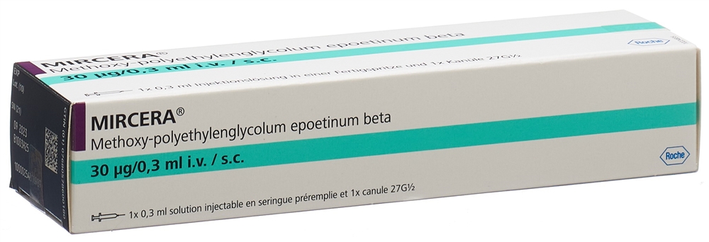 Mircera 30 ug / 0.3 ml, Injektionslösung in einer Fertigspritze