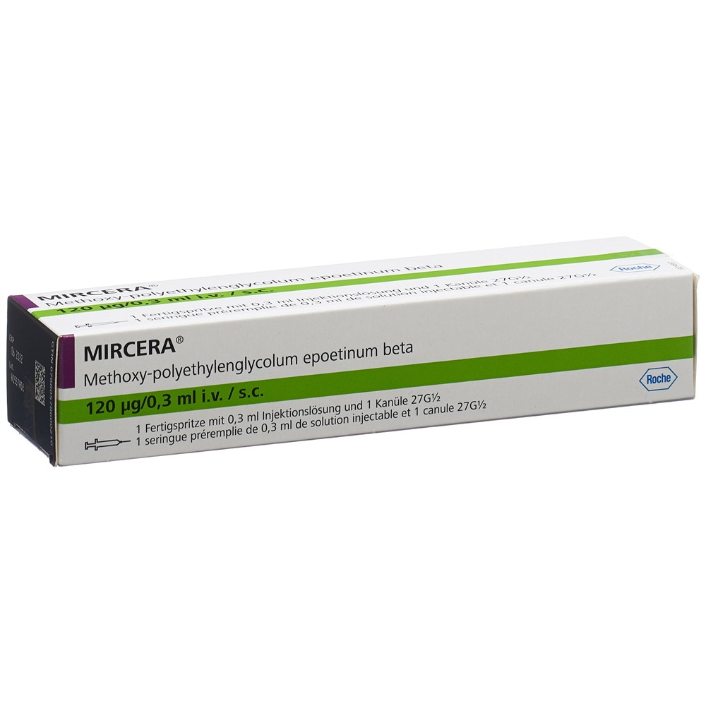 MIRCERA sol inj 120 mcg/0.3 ml ser pré
