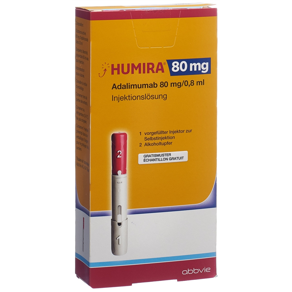 Humira 80 mg/0.8 ml, Injektionslösung im Fertigpen