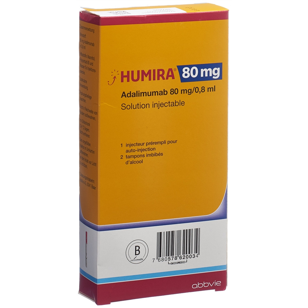 Humira 80 mg/0.8 ml, Injektionslösung im Fertigpen