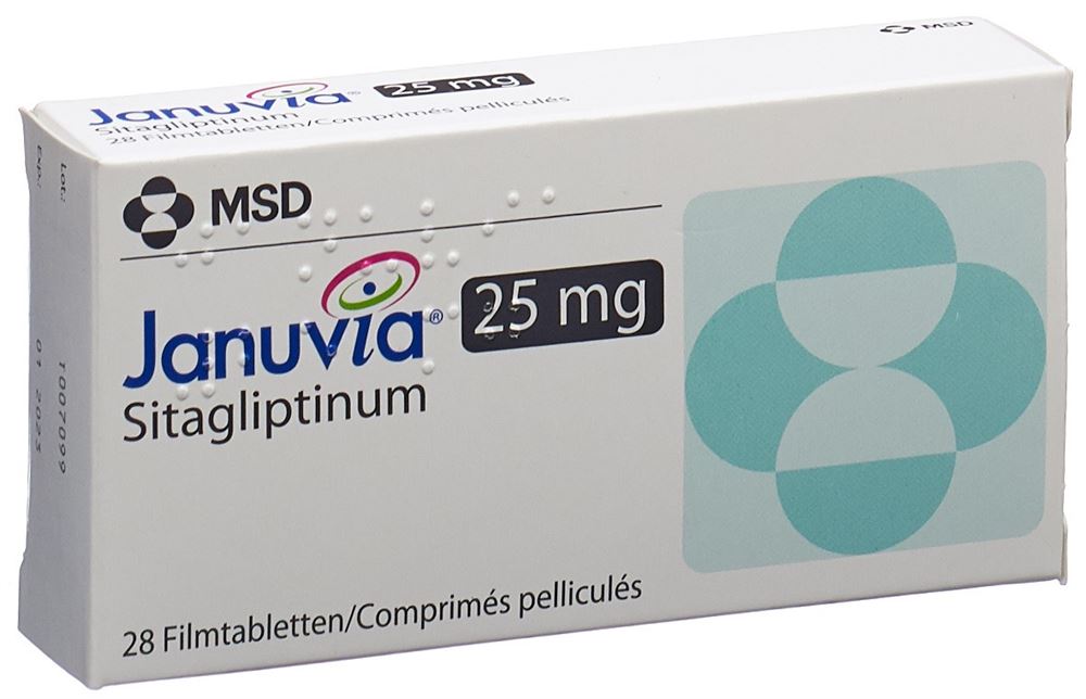 Januvia 25 mg, Filmtabletten