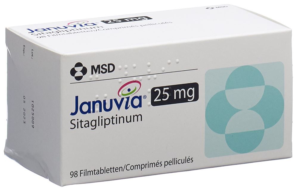 Januvia 25 mg, Filmtabletten