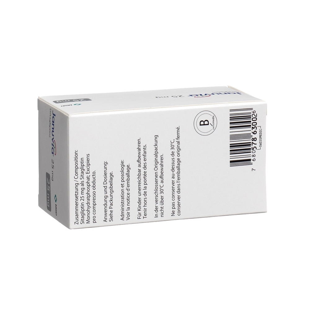 Januvia 25 mg, Filmtabletten