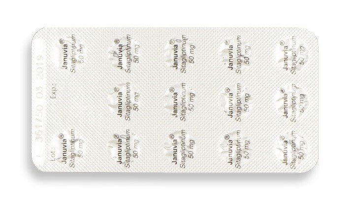 JANUVIA 50 mg cpr pellic 98 pce