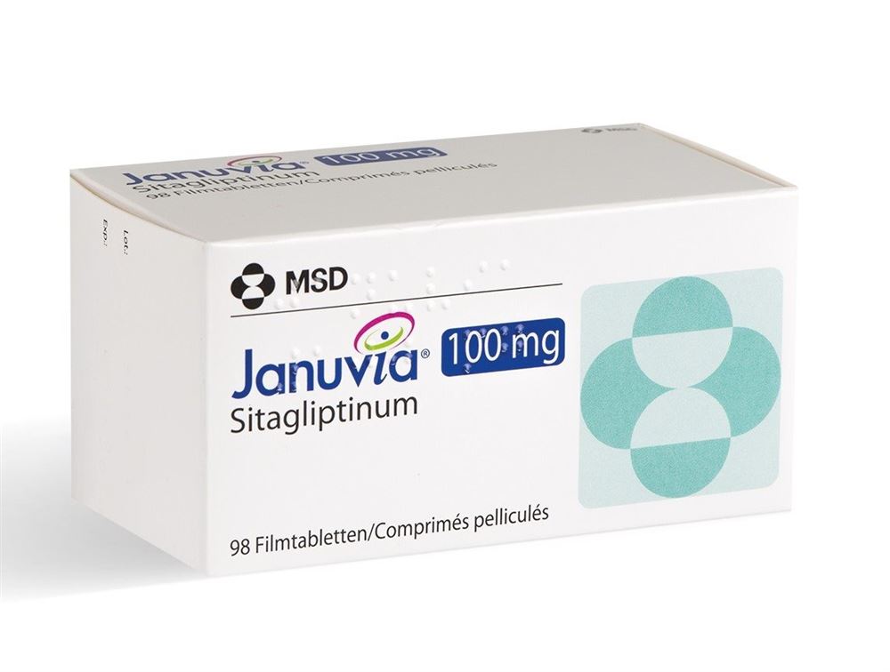 Januvia 100 mg, Filmtabletten