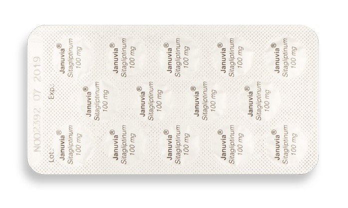 Januvia 100 mg, Filmtabletten