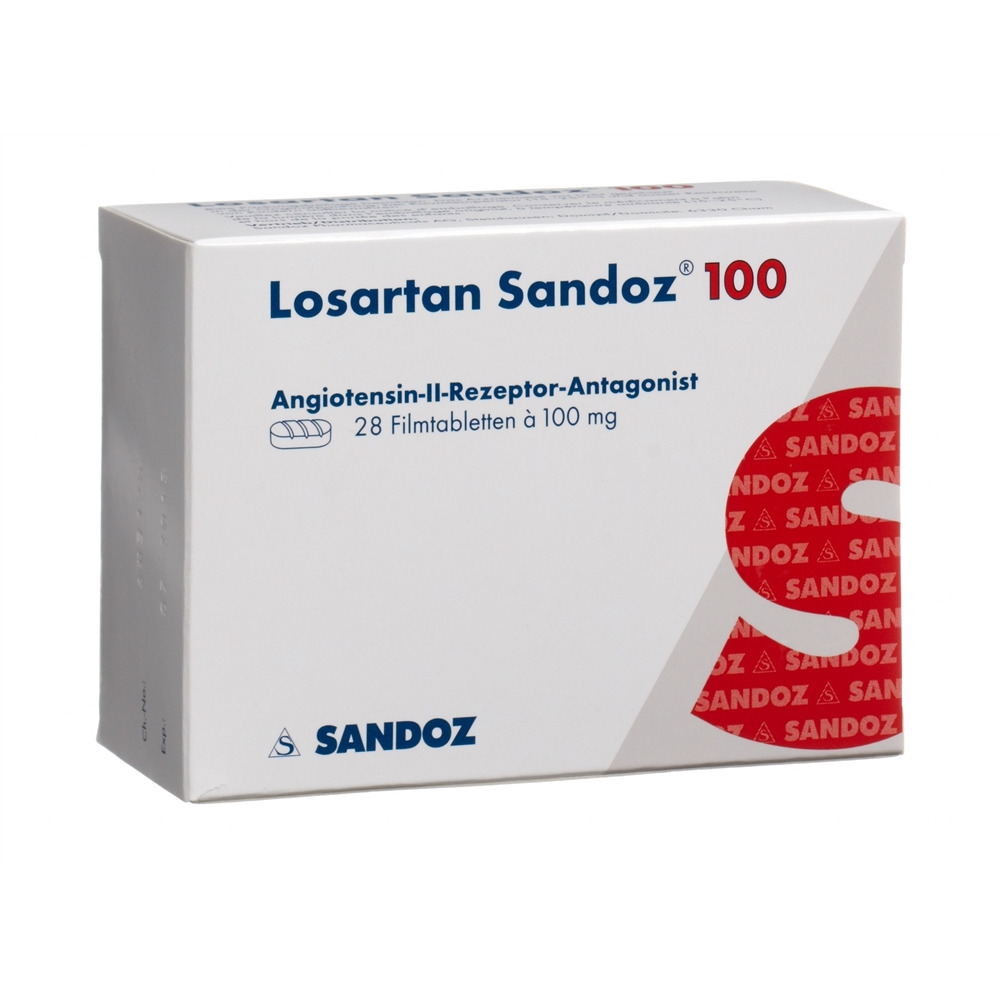 CO-LOSARTAN Sandoz cpr pell 100/12.5mg 98 pce