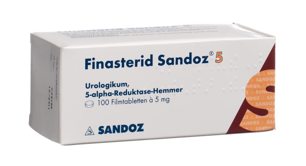 FINASTERIDE Sandoz cpr pell 5 mg 100 pce