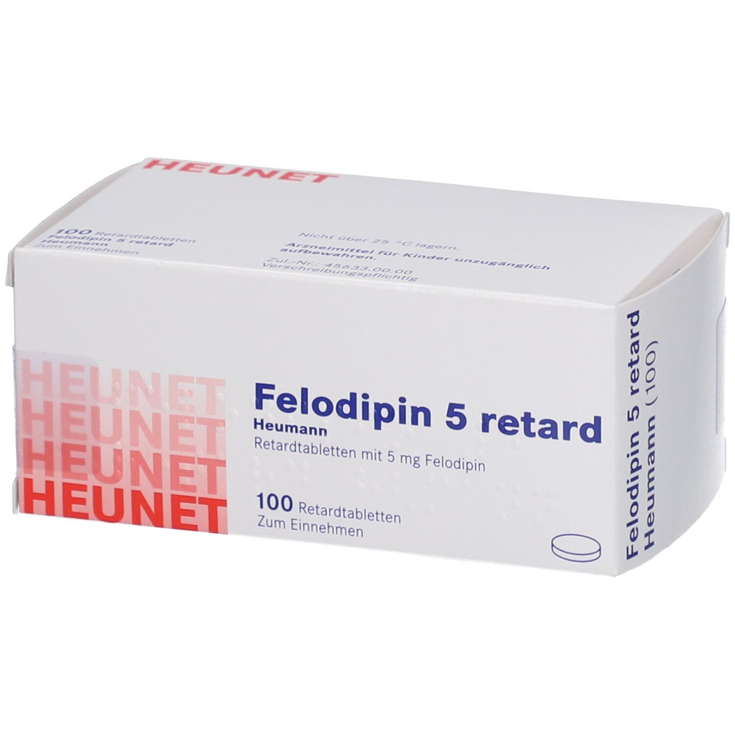 Felodipin retard Zentiva, cpr pell ret 5 mg , 100 pce