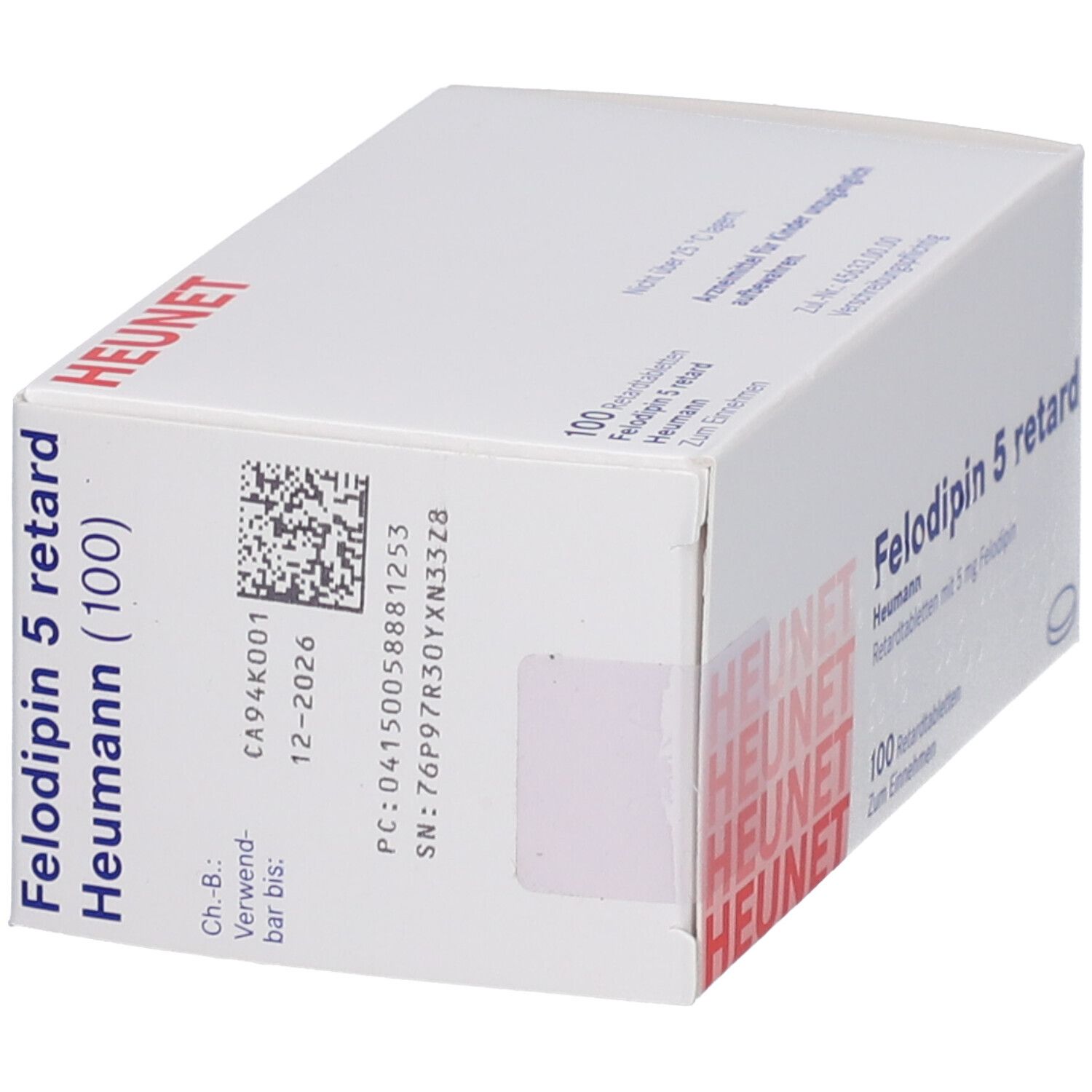 Felodipin retard Zentiva, cpr pell ret 5 mg , 100 pce