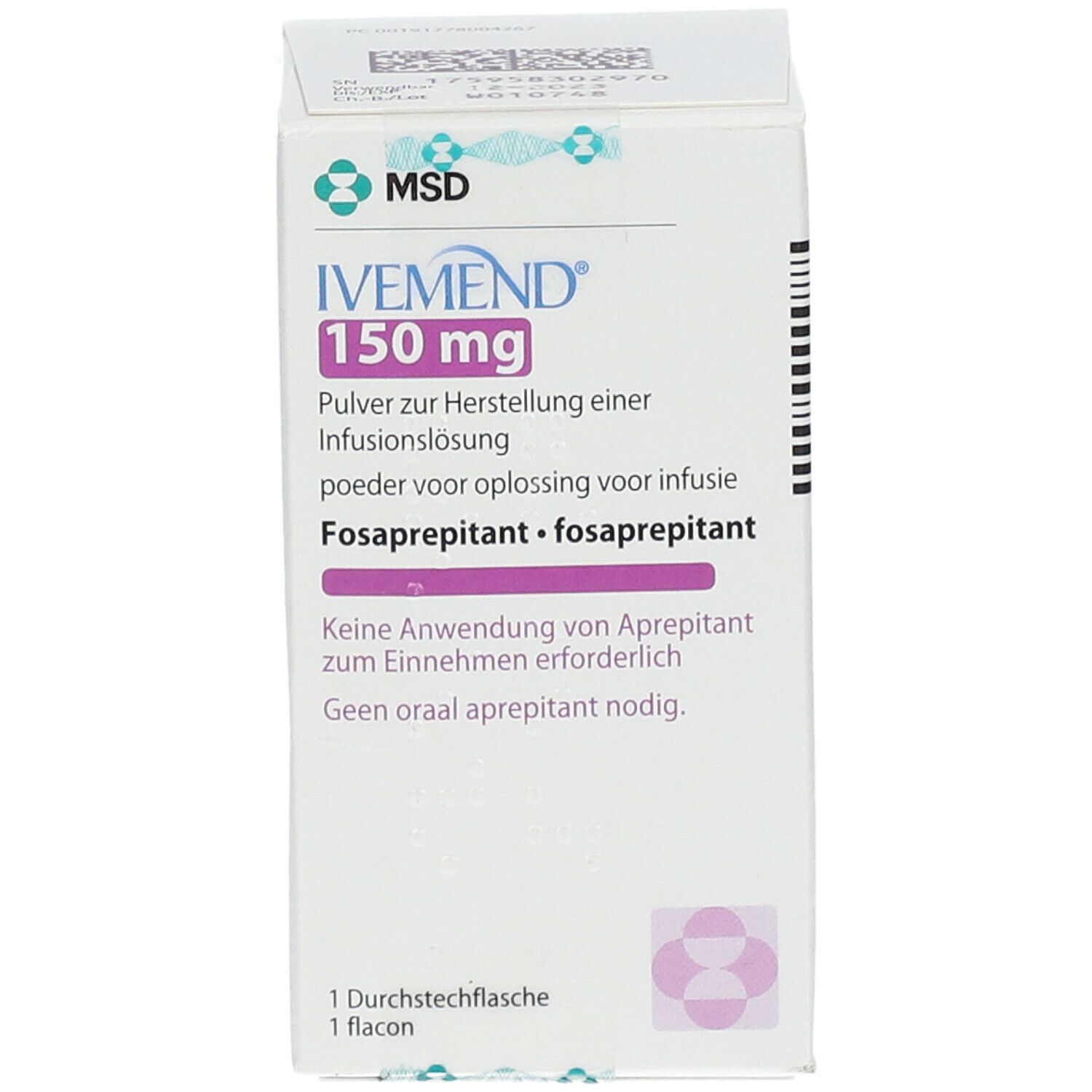 Ivemend 150 mg, Infusionspräparat