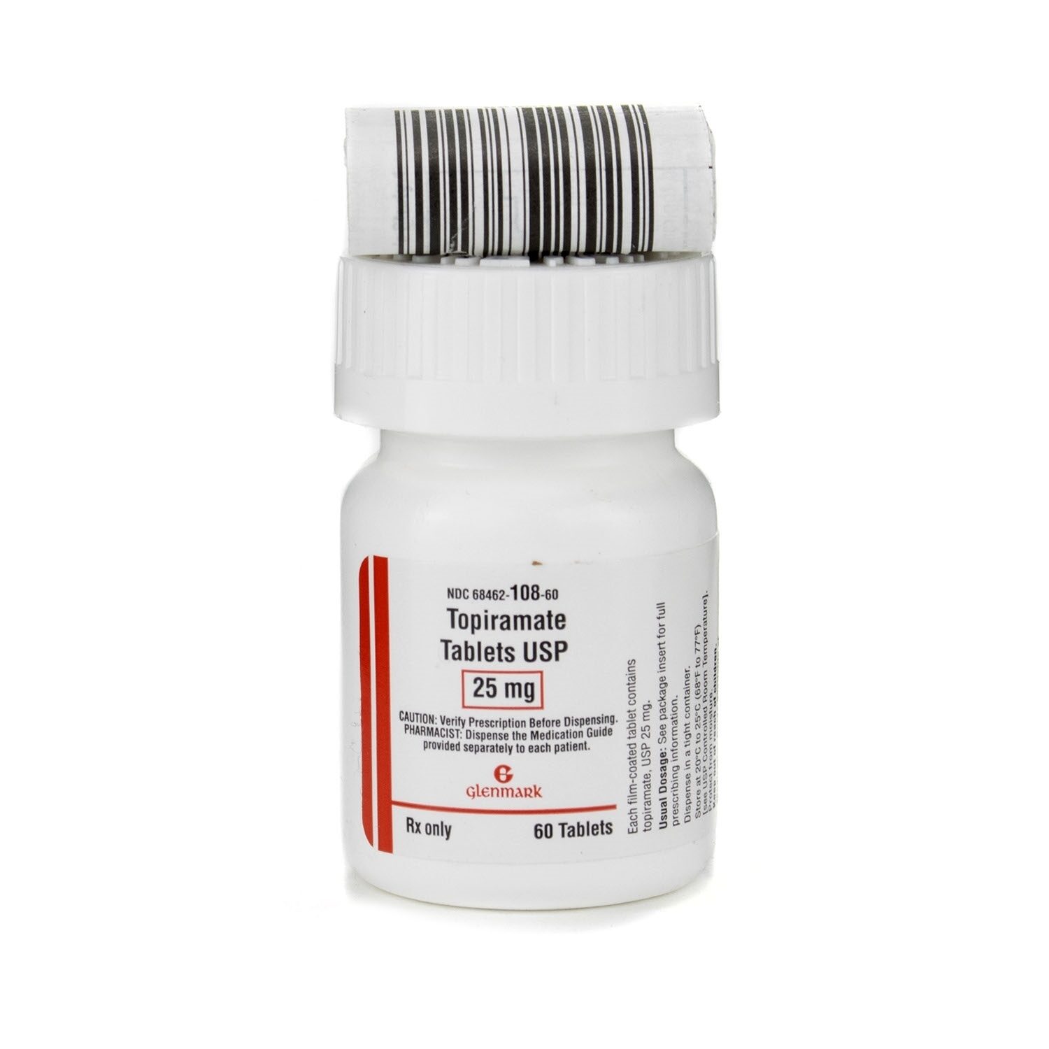 TOPIRAMATE Sandoz cpr pell 25 mg bte 60 pce