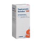 TOPIRAMATE Sandoz cpr pell 100 mg bte 60 pce