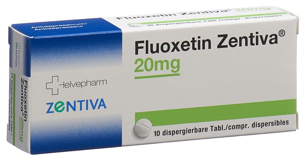 FLUOXETIN Zentiva cpr disp 20 mg 10 pce