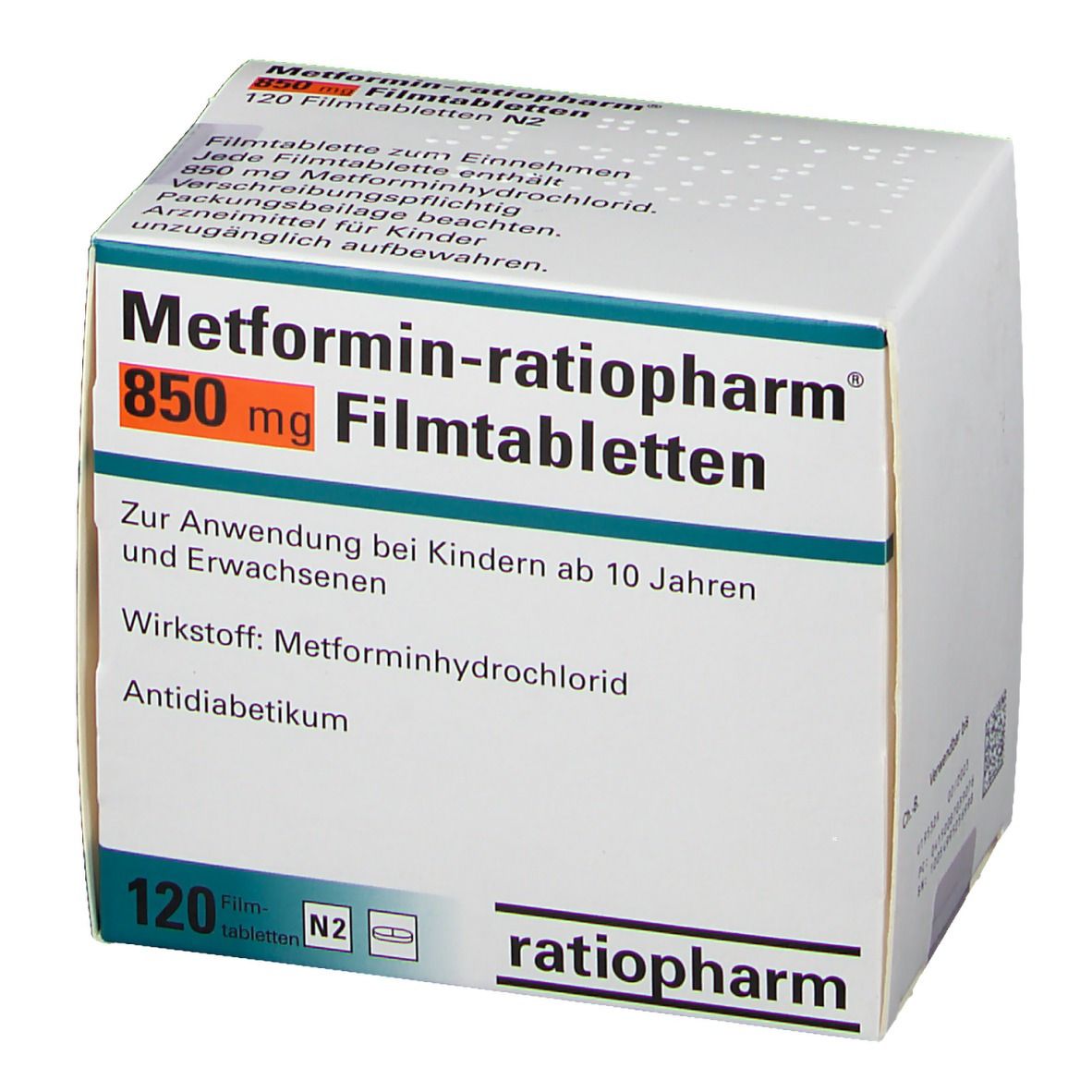 Metformin-Mepha 850 mg, Filmtabletten