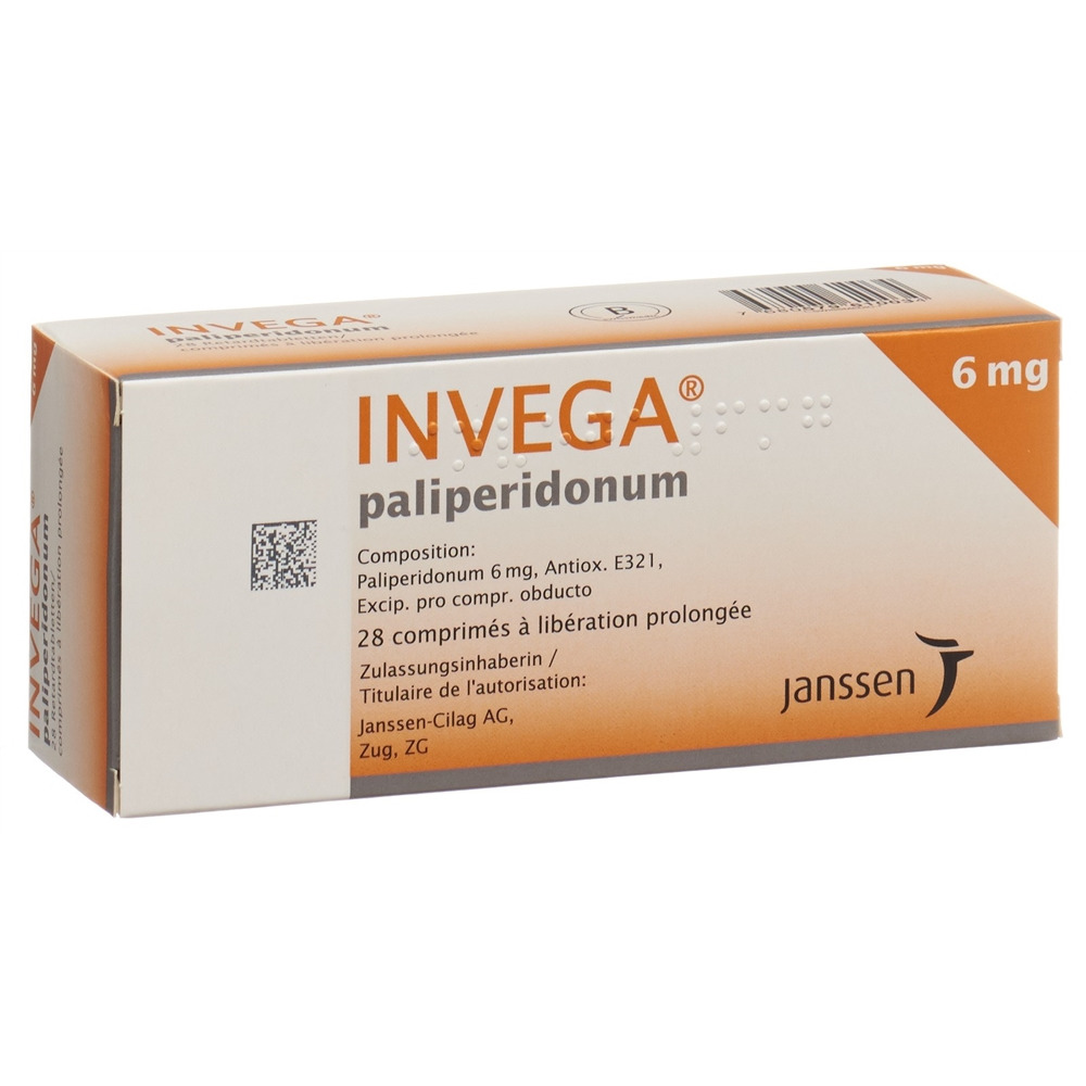 INVEGA cpr ret 6 mg 28 pce